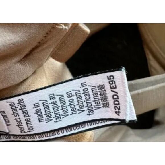 VICTORIA'S SECRET Brown Sz 42DD Underwire 'Perfect Shape' Padded Bra - Picture 6 of 6